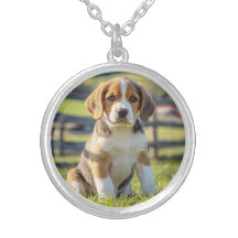 Cute Beagle Round