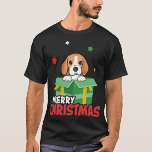 Cute Beagle Santa Dog Lovers Merry Christmas Xmas  T-Shirt