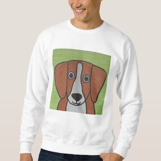 Cute Beagle Sweatshirt (Front)
