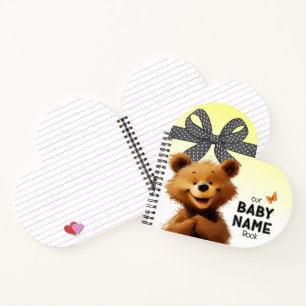 Cute Bear Baby Name Book