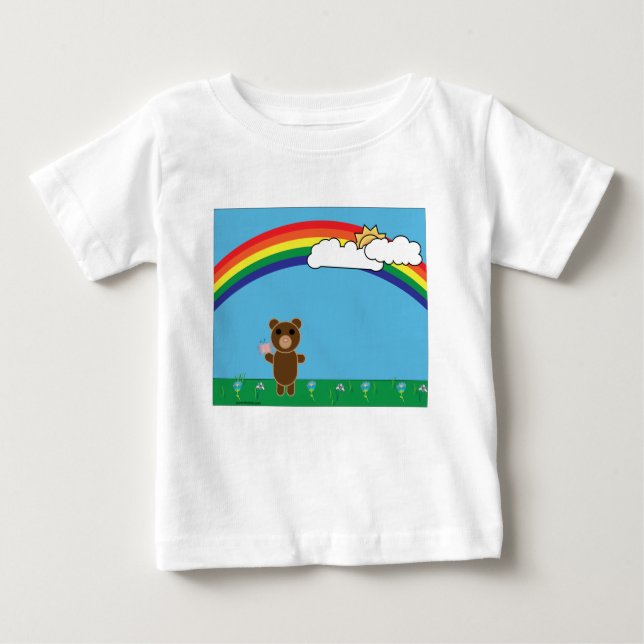 Cute Bear Baby T-Shirt (Front)