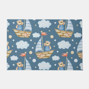 Cute Bear Boat Doormat