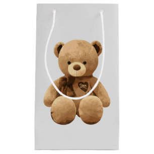 cute bear cartoon pattern small gift bag