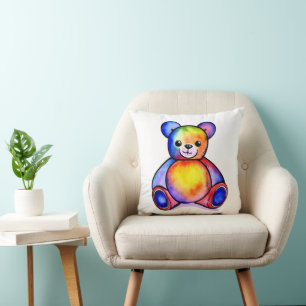 Cute Bear Cool Teddy positive Cushion