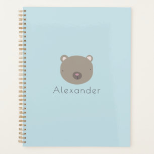 Cute Bear Custom Planner