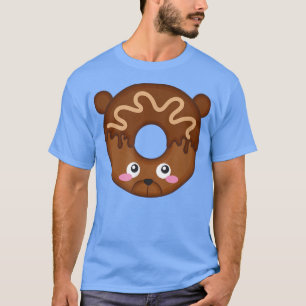 Cute Bear Doughnut Grizzly Doughnuts Bears Anime 5 T-Shirt