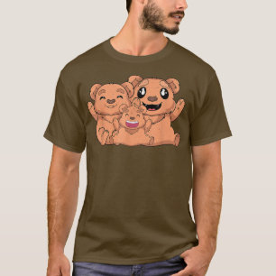 Cute Bear Family Nature Wildlife Forest Animal Lov T-Shirt