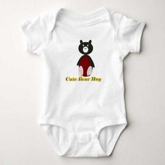  Cute Bear Hug Bodysuit (Front)