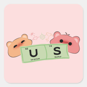 Cute Bear In Love Sticker