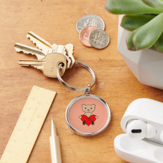 Cute Bear Key Ring