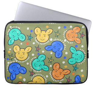 Cute Bear Laptop Sleeve