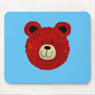Cute bear mouse pad