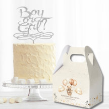 Cute Bear Neutral Baby Shower