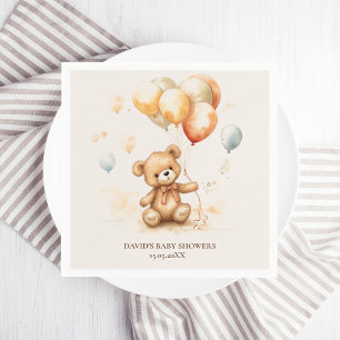Cute Bear Neutral Napkin