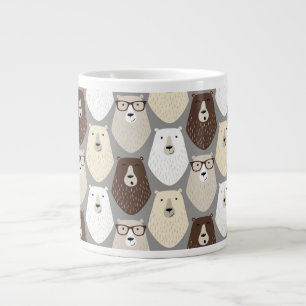 Cute Bear Pattern Fathers Day Gift Speciality Mug