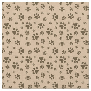 Cute bear paw pattern camper cabin material fabric