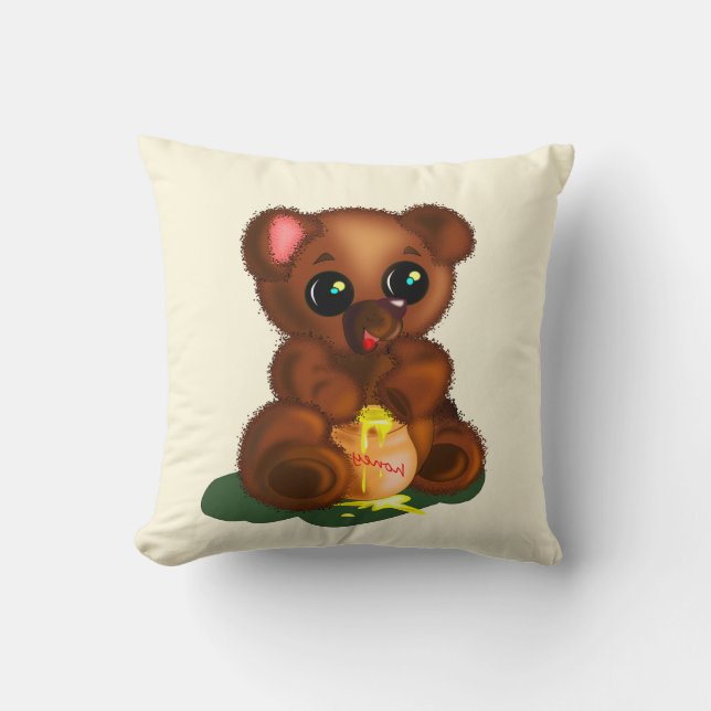 Cute Bear Pillow (Front)