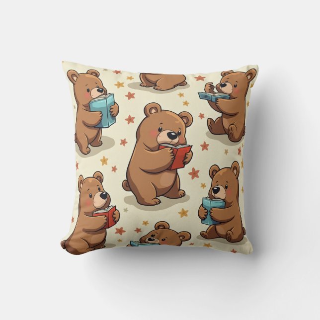 cute bear pillow cushion (Front)