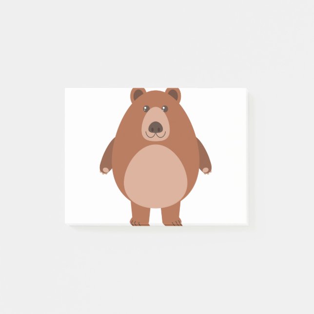 Cute bear post-it notes (Front)