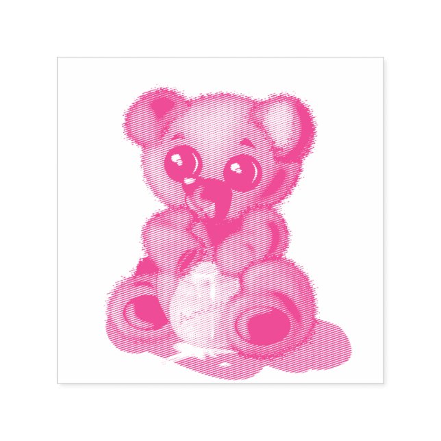 Cute Bear Self-inking Stamp (Design)