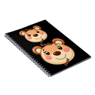 Cute Bear Smile Notebook