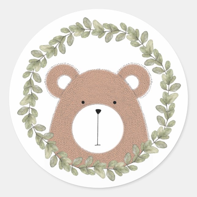Cute Bear Sticker (Front)