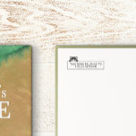 Cute Bear This Book Belongs To Name Self-inking Stamp<br><div class="desc">Bookplate self inking stamp for children's books with a cute teddy bear peeking out from behind the book plate. Add your child's name.</div>