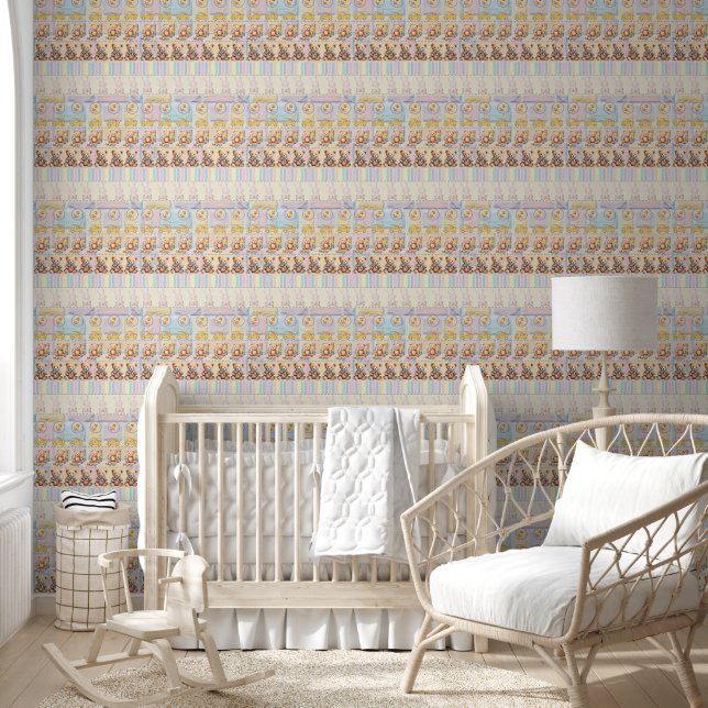 Cute bears, chicks, pastel bunnies wallpaper (Kids)