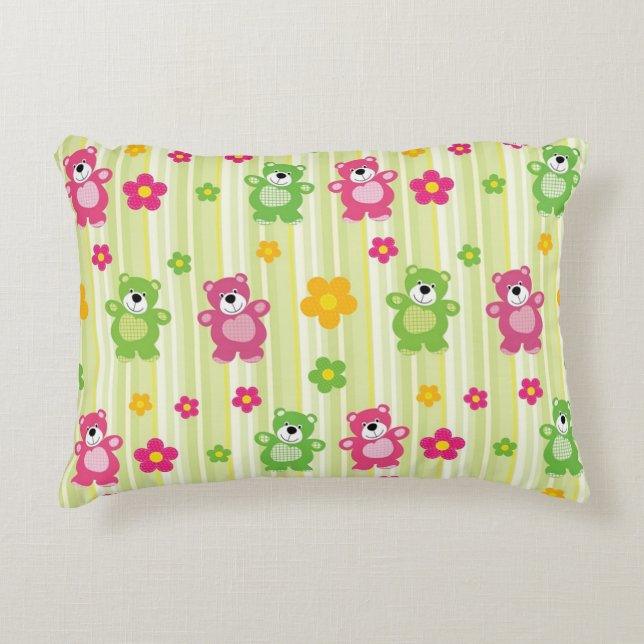Cute Bears Decorative Cushion (Front)