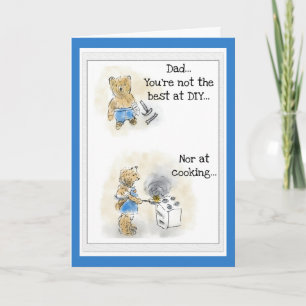Cute Bears Father's Day Greeting Card