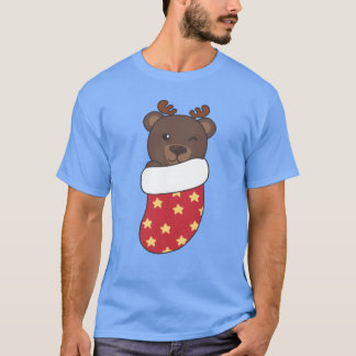 Cute Bears In Christmas Stockings For Christmas fr T-Shirt