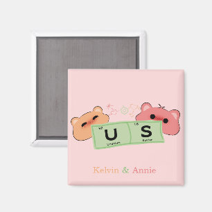 Cute Bears In Love Magnet