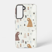 Cute Bears in the Woods Pattern
