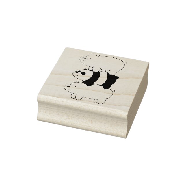 Cute Bears Rubber Stamp (Stamp)