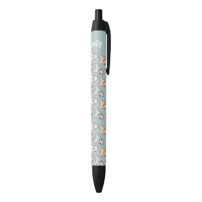 Cute Bears Sweets Snacks Confetti    Black Ink Pen (Bottom (Vertical))