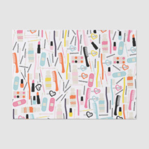 Cute Beautician Tissue Paper
