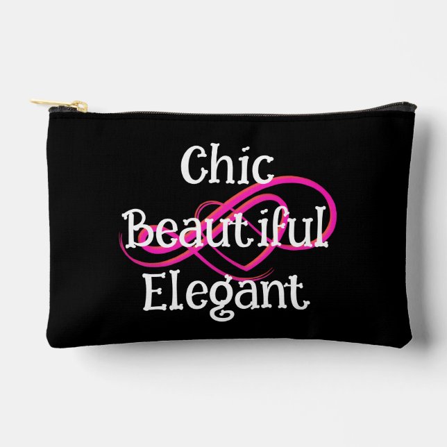 Cute, Beautiful, Elegant Small Accessory Pouch (Front)