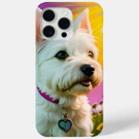 Cute Beautiful Westie Terrier Puppy Dog Three