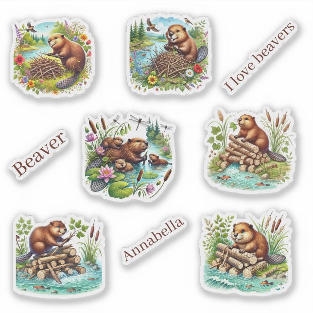 Cute beaver animal lovers  (Front)