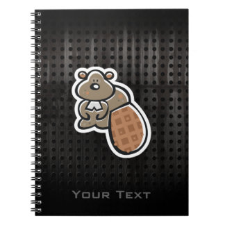 Cute Beaver; Cool Spiral Notebook