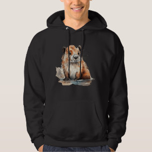 Cute Beaver   Hoodie