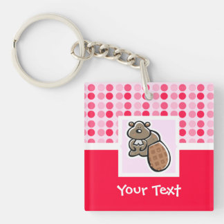 Cute Beaver Key Ring