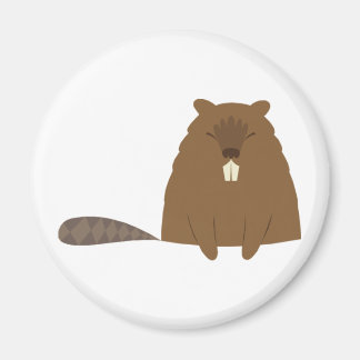 Cute Beaver Magnet