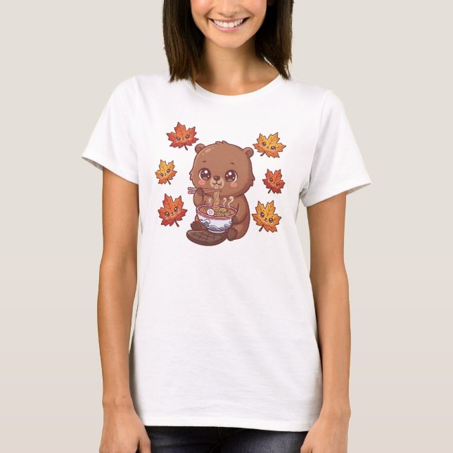 Cute Beaver T-Shirt (Front)