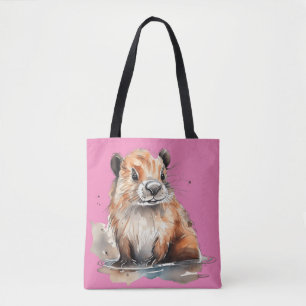 Cute Beaver Tote Bag