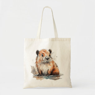 Cute Beaver Tote Bag