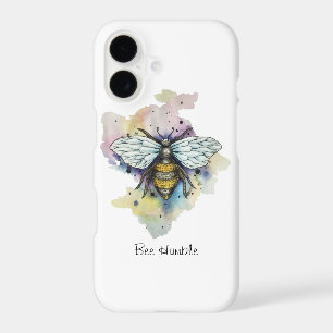 Cute Bee And Rainbow Wash