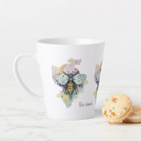Cute Bee And Rainbow Wash