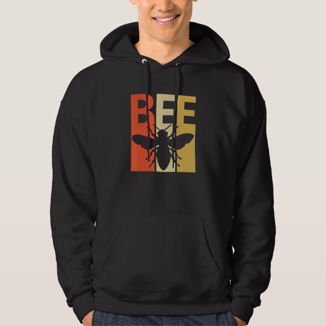 Cute Bee Animal Hoodie (Front)