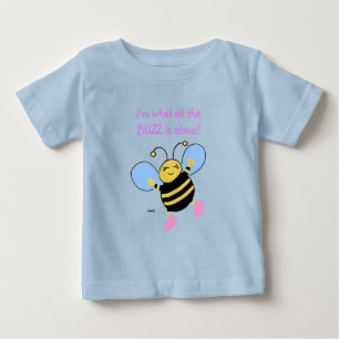 Cute Bee Baby Girls Clothing T-Shirt